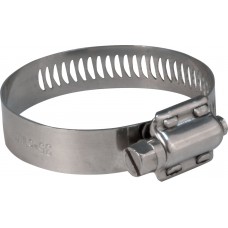 Хомут обжимной просечной, ширина 12,7 мм, нерж.сталь 40-64 мм (99313т)
