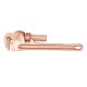Ключ трубный американский 110x1200 искробезопасный сплав BeCu 131-1016, HORTZ