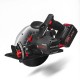 Пила циркулярная аккумуляторная TECHNIC 190*30 мм, 20В, 2*4Ач, 1000Вт RUNTEC RT-CS1000T