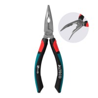 Длинногубцы угловые 160 мм, 3К рукоятка ALTECO Industrial 0304-3K-160-X, шт (96871)