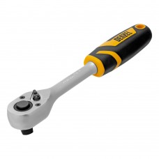 Ключ-трещотка 1/2, 90 зубьев, с быстрым сбросом, CrV Denzel