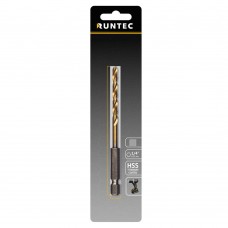 Сверло по металлу Runtec HSS-TiN 6 x 111мм HEX 1/4 RUNTEC RT-DS6