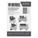 Компрессор безмасл. малошумный DLP-950/10, 950Вт,10 л, 2850 об/мин, 170 л/мин Denzel (58141)