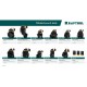 Сумка поясная 350 х 260 мм с быстросъёмным креплением FastClip KP-27 KRAFTOOL 38773