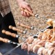 Набор шампуров плоских, 650 мм, с деревянной рукояткой, в чехле, 6 шт., Camping// Palisad (69753)