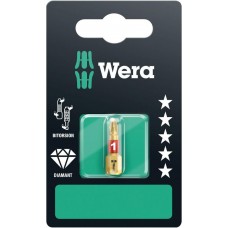Бита торсионная PH 1 x 25 мм алмаз 1/4 C6.3 SB серия 851/1 BDC PH Wera WE-073332