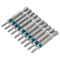 Бита Torx 10 х 50, сталь S2, 10 шт. Gross (11468)