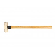 Кувалда 5,4 кг AlCu рукоятка дерево гикори искробезопасная 191G-1030, HORTZ