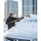 Щётка телескопическая с поворотной головой и водосгоном от снега автомобильная 990-1445 мм STAYER 61042-145