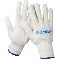 Перчатки без покрытия КОМФОРТ, L-XL, х/б, 13 класс ЗУБР Профессионал 11450-XL