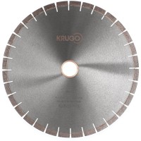 Диск алмазный сегментный по граниту, бесшумный 450 x 40 x 4.4 x 60 x 15mm KRUGO (BSG18A)