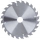 Диск пильный для циркулярных пил по дереву, 216 x 32 x 24T + кольцо 32/30 (37680М)
