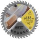 Диск пильный для циркулярных пил по дереву 185 х 20/16 х 40T (37739)