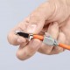 Пресс-клещи для штекеров RJ 45 3-в-1, кол-во гнёзд: 1, 8-пин 8P8C, резка и зачистка кабеля, 190 мм (KN-975113)
