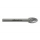 Борфреза овальная 10x16x60 мм, VHM, DC, форма E (серия 900605) GARWIN INDUSTRIAL 900605-101660