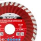 Диск алмазный, отрезной Turbo, 115 х 22.2 мм, сухая резка Matrix Professional (73178)