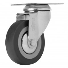 Колесо поворотное D 75 мм, крепление платформенное Сибртех (68714)