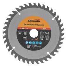 Пильный диск по дереву, 180 х 22 мм, 40 зубьев Sparta (732425)