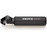Стриппер для круглого кабеля из ПВХ, резины, силикона, тефлона (ПТФЭ), O 6 -29 мм, длина 135 мм, SB (KN-1630135SB)