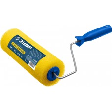 Валик малярный 80 х 230 мм, бюгель 6 мм, для лаков и эмалей СТРУКТУРНЫЙ ЗУБР 0368-24_z01