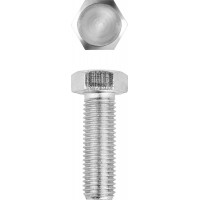 Болт M16 x 60 мм, кл. пр. 5.8, цинк, 5 кг, ГОСТ 7798-70 ЗУБР 303080-16-060