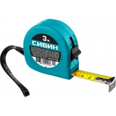 Рулетка 3 м х 16 мм СИБИН 34020-03-16