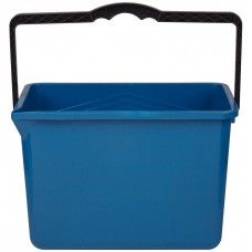 Ведро для краски, пластиковая ручка 8 л синее (04023)