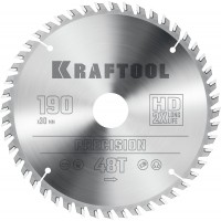 Пильный диск по дереву Precision, 190 х 30 мм, 48Т KRAFTOOL 36952-190-30