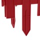 Забор декоративный Винтаж, 28 х 300 см, терракот, Palisad (65015)