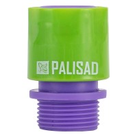 Соединитель пластмассовый, быстросъемный, внешняя резьба 3/4 Palisad (66175)