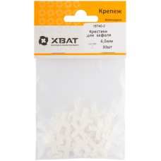 Крестик для кафеля 4,0 мм, (фасовка 30 шт.) (16740-2)