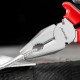 Плоскогубцы Nickel, никелированные 200 мм, двухкомпонентные рукоятки Matrix