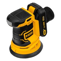 Машина шлифовальная эксцентриковая аккумуляторная COS-125, 18В Li-Ion Denzel (28470)
