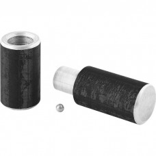 Петля гаражная с шаром, D 22 x 120 мм, 4 шт, Сибртех (92006)