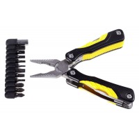 Мультитул 11 в 1 облегчённая модель с набором бит нейлоновый чехол 98мм PROFESSIONAL STAYER 22850