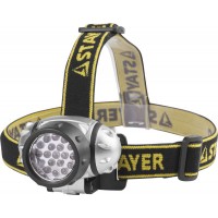 Фонарь налобный 19 LED, 3 AAA TOPLight STAYER 56570