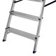 Стремянка, 6 ступеней, алюминиевая, Сибртех (97716)