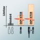 Бита ударная PZ 2 x 25 мм алмаз 1/4 C6.3 Impaktor серия 855/1 IMP DC PZ Wera WE-057621