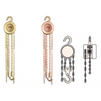 Таль ручная с цепью (2т) искробезопасная, сплав BeCu 308-1006, HORTZ