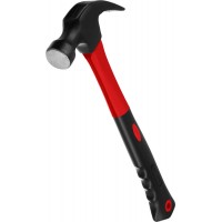 Молоток-гвоздодёр столярный 225 г с фиберглассовой рукояткой MIRAX 20231-225