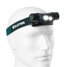 Фонарь налобный/ручной аккумуляторный 1000 лм, 4 режима, 3в1, 2200мАч KH-7 KRAFTOOL 56450