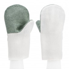 Рукавицы х/б с брезентовым наладонником, 2 размер Сибртех (68130)