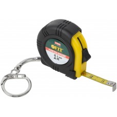 Рулетка-брелок, прорезин.корпус 1 м x 6 мм