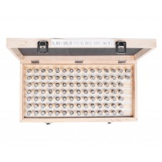 Набор гл. калибров 9,01-10,00 +/-0,001 шаг 0,01 100шт Микрон