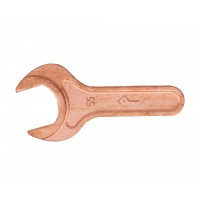 Ключ гаечный рожковый односторонний 55 мм омеднение