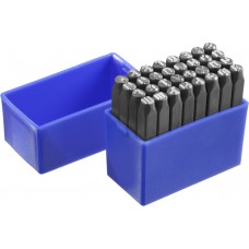 Клейма ЗУБР буквенные кириллица, шрифт 5мм