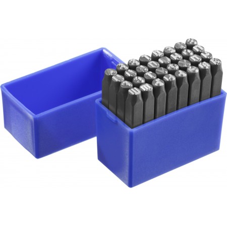 Клейма ЗУБР буквенные кириллица, шрифт 5мм