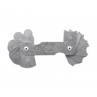 Набор шаблонов радиусных №3 (R 7-25мм) с калибровкой ЧИЗ