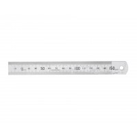 Линейка измерительная 150мм металлическая СТИЗ