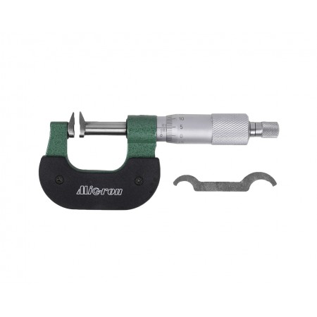 Микрометр зубомерный МЗ-УС-25 0,01 с усеченными пяткой и винтом Микрон